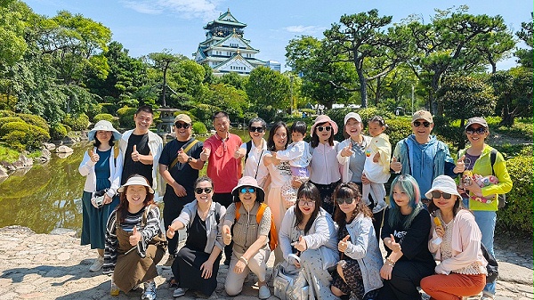大阪城公园合照
